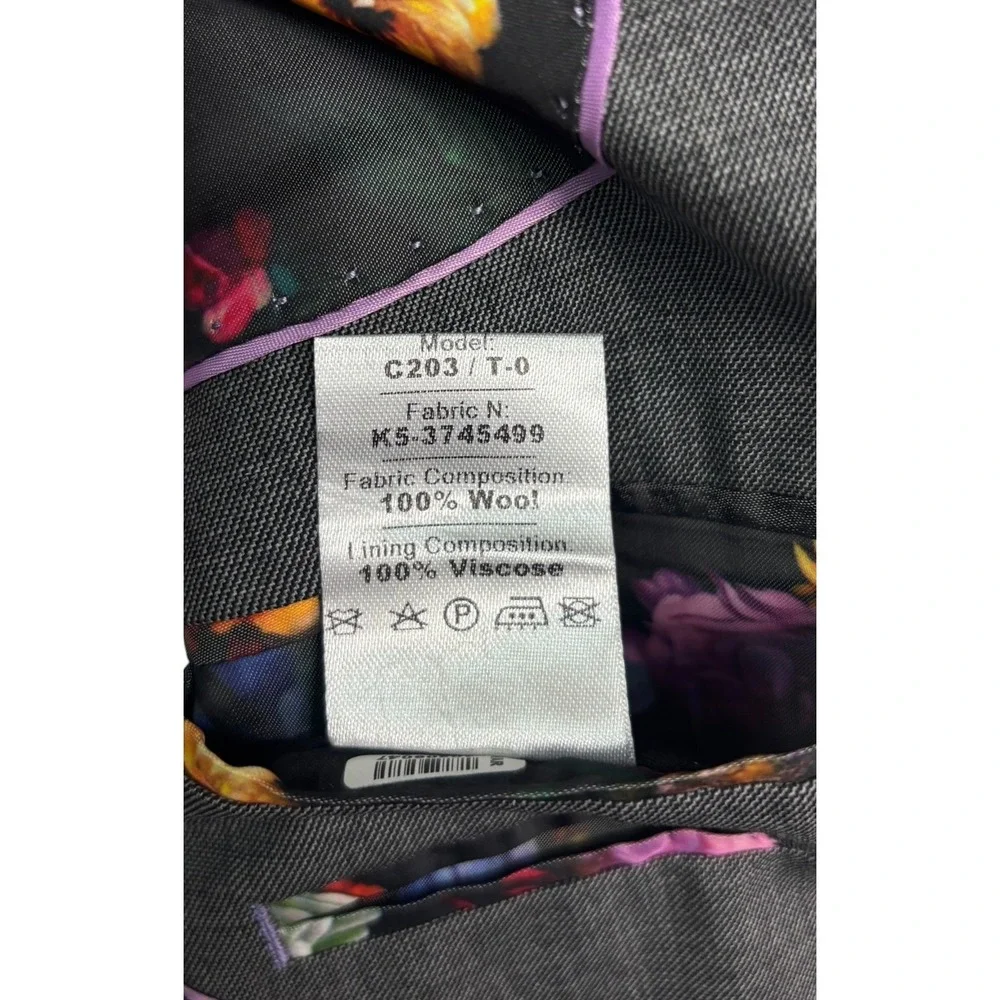 Trunk Club Custom 38R 34x32 Gray Sharkskin Bespoke 2pc Pant Suit Wool Slim